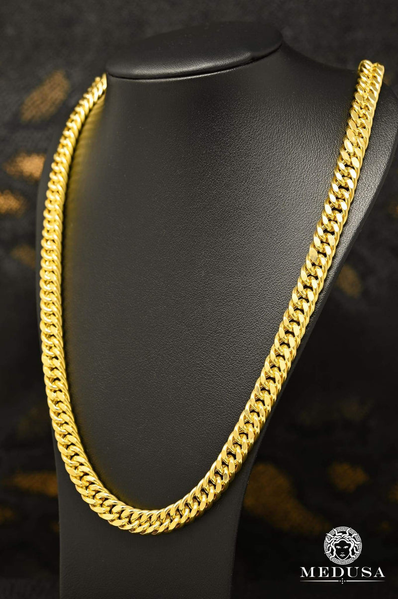 Chaîne en Or 10K | Chaîne 10mm Double-Cuban Link