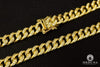 Bracelet en Or 10K | Bracelet Homme 11mm Bracelet Cuban Link