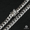 Chaîne en Or 10K | Chaîne 11mm Cuban Link Solid Or Blanc