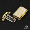 Fermoir à Diamants en Or 14K | Bijoux &amp; Accessoires 16mm Fermoir Box-Lock 585 Or Jaune