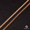 Chaîne en Or 10K | Chaîne 3.5mm Franco Solid Or Rose