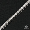 Bracelet à Diamants en Or 14K | Bracelet Homme 3mm Tennis Or Blanc - Diamant Or Blanc