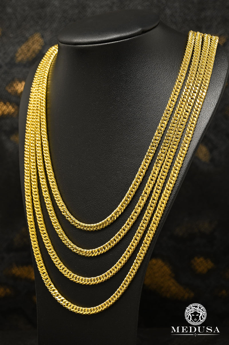 Chaîne en Or 10K | Chaîne 4.5mm Double-Cuban Link