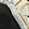 Montre Cartier | Montre Homme 40mm Cartier Santos 100 XL - Full Iced Rainbow Or 2 Tons