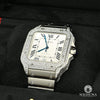 Montre Cartier | Montre Homme 40mm Cartier Santos 100 XL - Iced Stainless