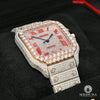 Montre Cartier | Montre Homme 40mm Cartier Santos 100 XL - Red Iced Everose Or Rose 2 Tons