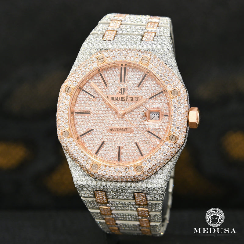 Montre Audemars Piguet | Montre Homme 41mm Audemars Piguet Royal Oak - Full Honeycomb Everose Or Rose 2 Tons