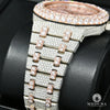 Montre Audemars Piguet | Montre Homme 41mm Audemars Piguet Royal Oak - Full Iced Everose Or Rose 2 Tons