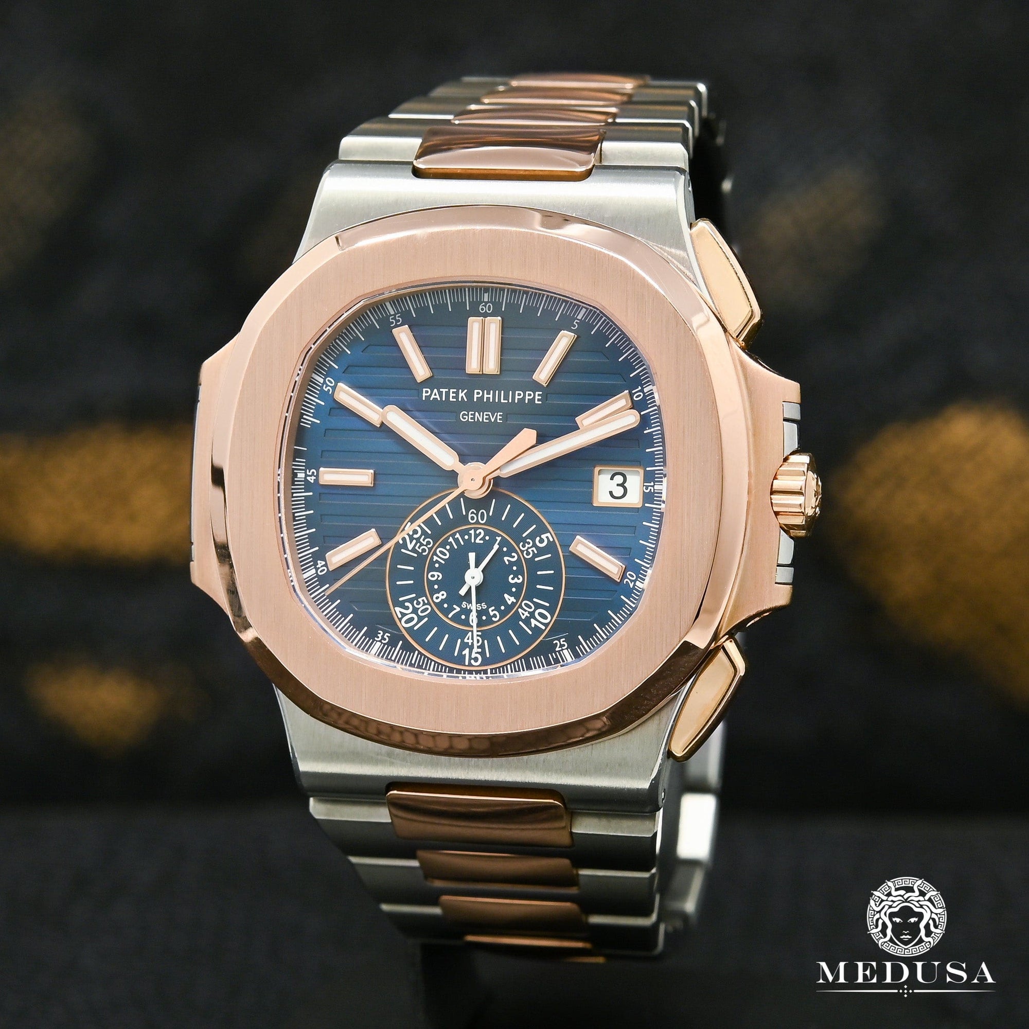 Montre Patek Philippe | Montre Homme 41mm Patek Philippe Nautilus - 5980AR Or Rose 2 Tons