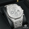 Montre Audemars Piguet | Montre Homme 42mm Audemars Piguet Offshore - Full Iced Emerald Cut Or Blanc