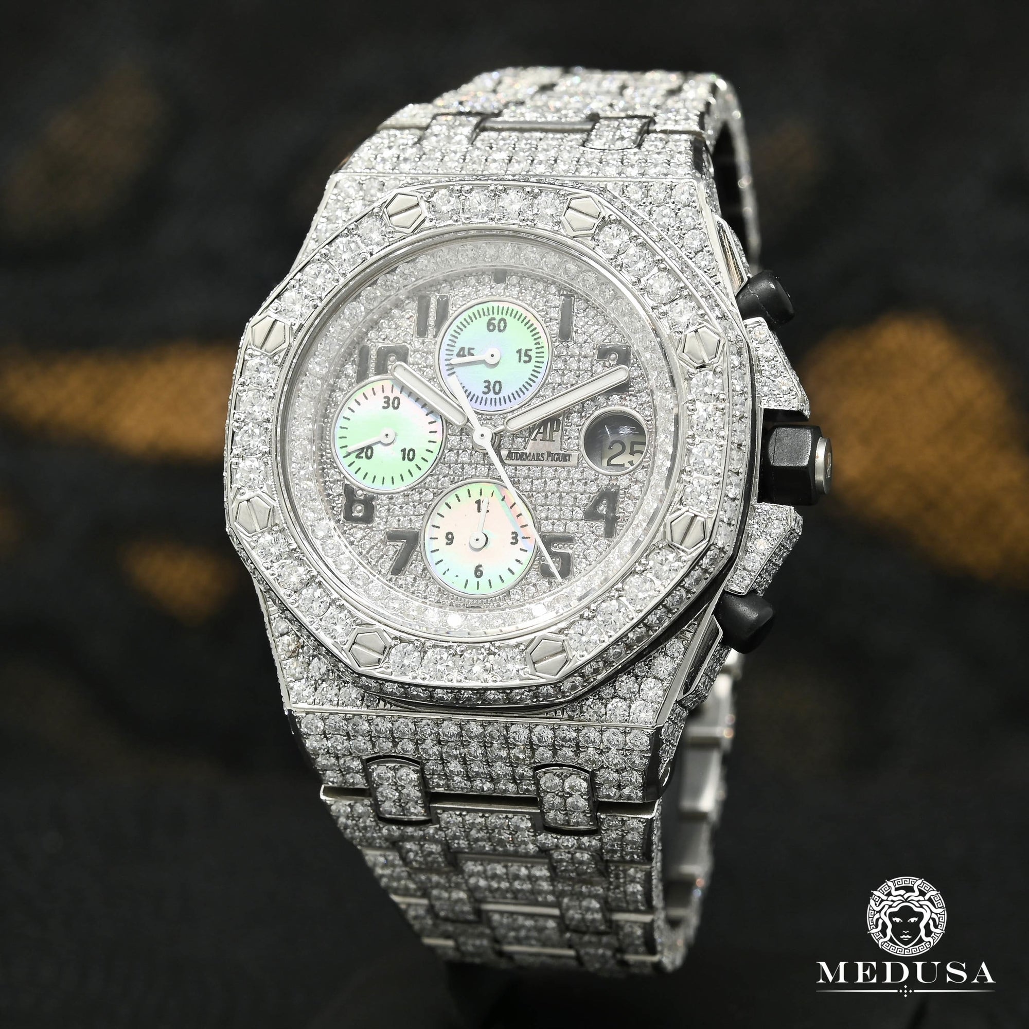 Montre Audemars Piguet | Montre Homme 42mm Audemars Piguet Offshore - Iced Stainless