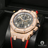 Montre Audemars Piguet | Montre Homme 42mm Audemars Piguet Offshore Rose Gold - Gray Honeycomb Rose Gold