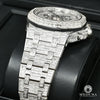 Montre Audemars Piguet | Montre Homme 42mm Audemars Piguet Offshore Tourbillon - Full Iced Emerald Cut Or Blanc