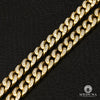 Chaîne à Diamants en Or 10K | Chaîne 7mm Cuban Link Diamant 24’’ / Or Jaune