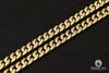 Chaîne à Diamants en Or 10K | Chaîne 7mm Cuban Link Diamant 24’’ / Or Jaune