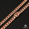 Chaîne en Or 10K | Chaîne 9mm Cuban Link Or Rose