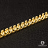 Chaîne en Or 10K | Chaîne 9mm Cuban Link Prong CZ