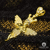 Pendentif en Or 10K | Pendentif Divers Angel X3 45mm / Or Jaune