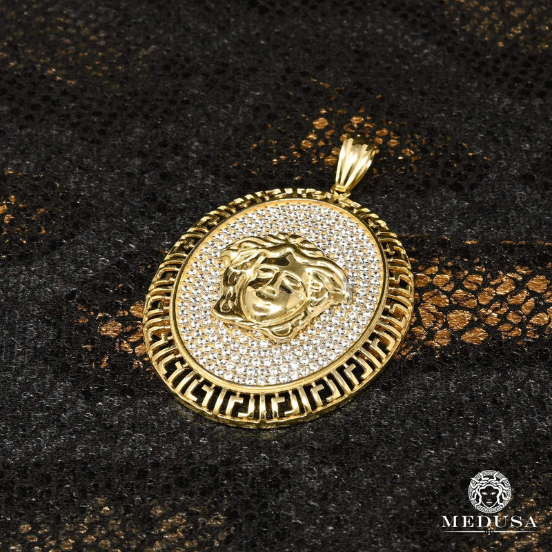 Pendentif en Or 10K | Médaillon Aphrodite F4 Or Jaune