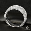 Bague à Diamants en Or 18K | Bague Homme Band D1 - Diamant 2.06CT / Or Blanc