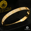 Bracelet Rigide en Or 18K | Bracelet Femme Bangle D5 - Diamant