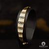 Bracelet Rigide en Or 10K | Bracelet Femme Bangle F5 Or Jaune