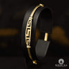 Bracelet Rigide en Or 10K | Bracelet Femme Bangle F7 Or Jaune