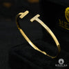 Bracelet Rigide en Or 10K | Bracelet Femme Bangle T1