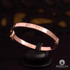 Bracelet Rigide en Or 10K | Bracelet Femme Bangle X1 - Love Or Rose