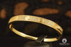 Bracelet Rigide en Or 10K | Bracelet Femme Bangle X2 Or Jaune