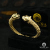 Bracelet Rigide en Or 10K | Bracelet Femme Bangle X7 - Tiger Or Jaune