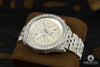 Montre Breitling | Montre Homme Breitling for Bentley - Iced Out Stainless