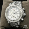 Montre Breitling | Montre Homme Breitling Super Avenger - Iced Out Stainless