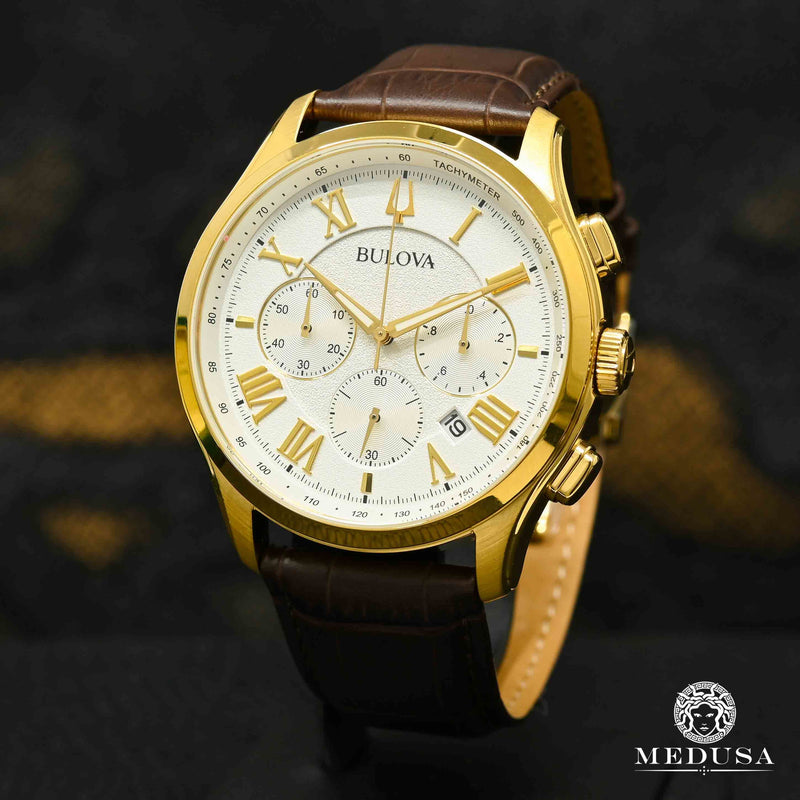 Montre Bulova | Montre Homme Bulova Classic - 97B169 Or Jaune