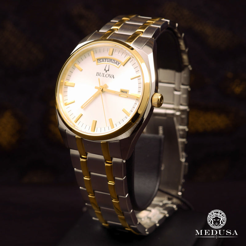 Montre Bulova | Montre Homme Bulova Classic - 98C127 Or 2 Tons