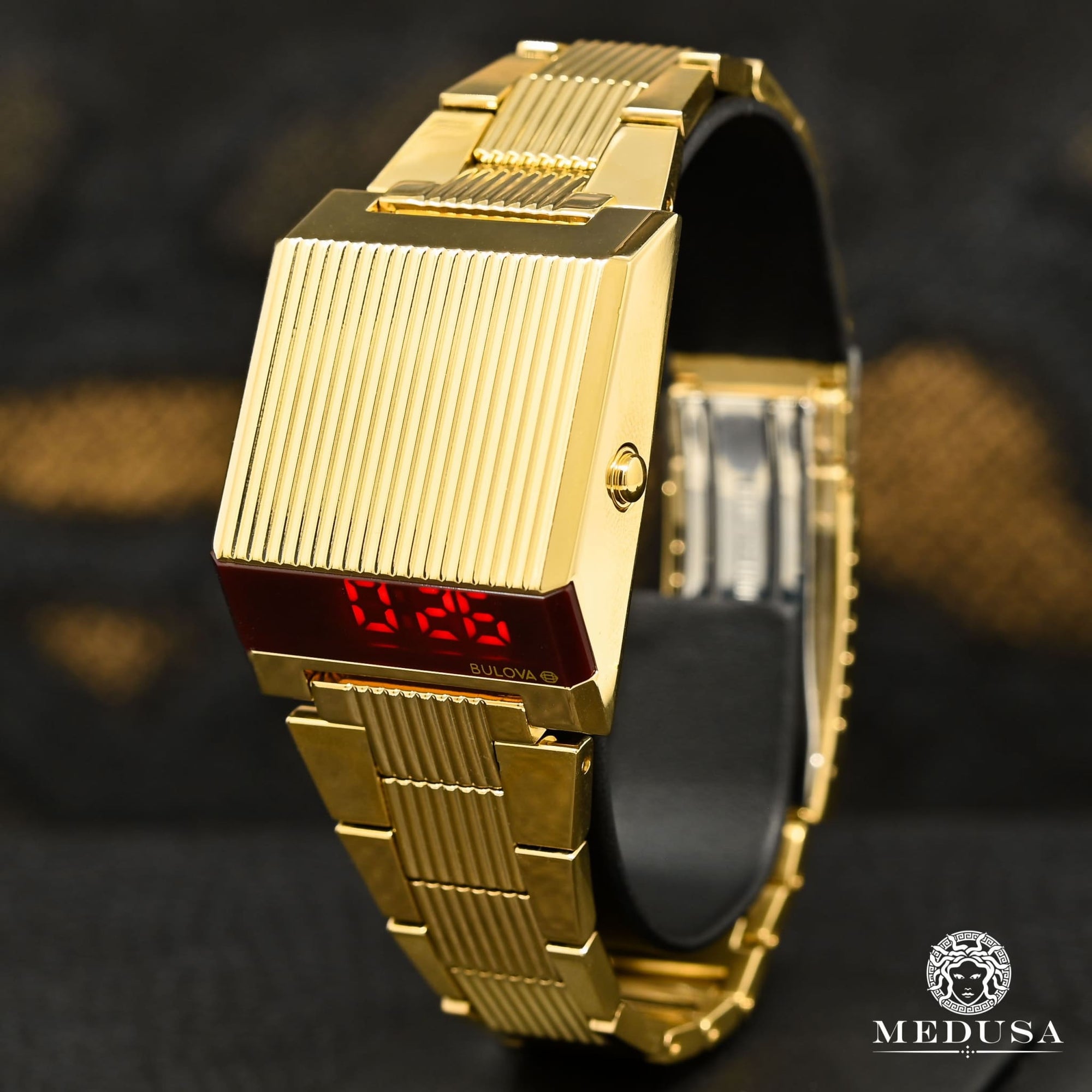 Montre Bulova | Montre Homme Bulova Computron - 97C110 Or Jaune