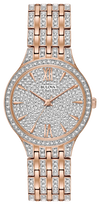 Montre Bulova | Montre Femme Bulova Cristal - 98L235 Swarovski / Or Rose