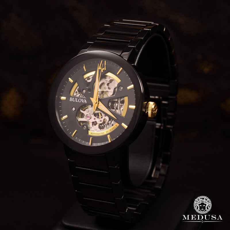 Montre Bulova | Montre Homme Bulova Modern - 98A203 Or Noir