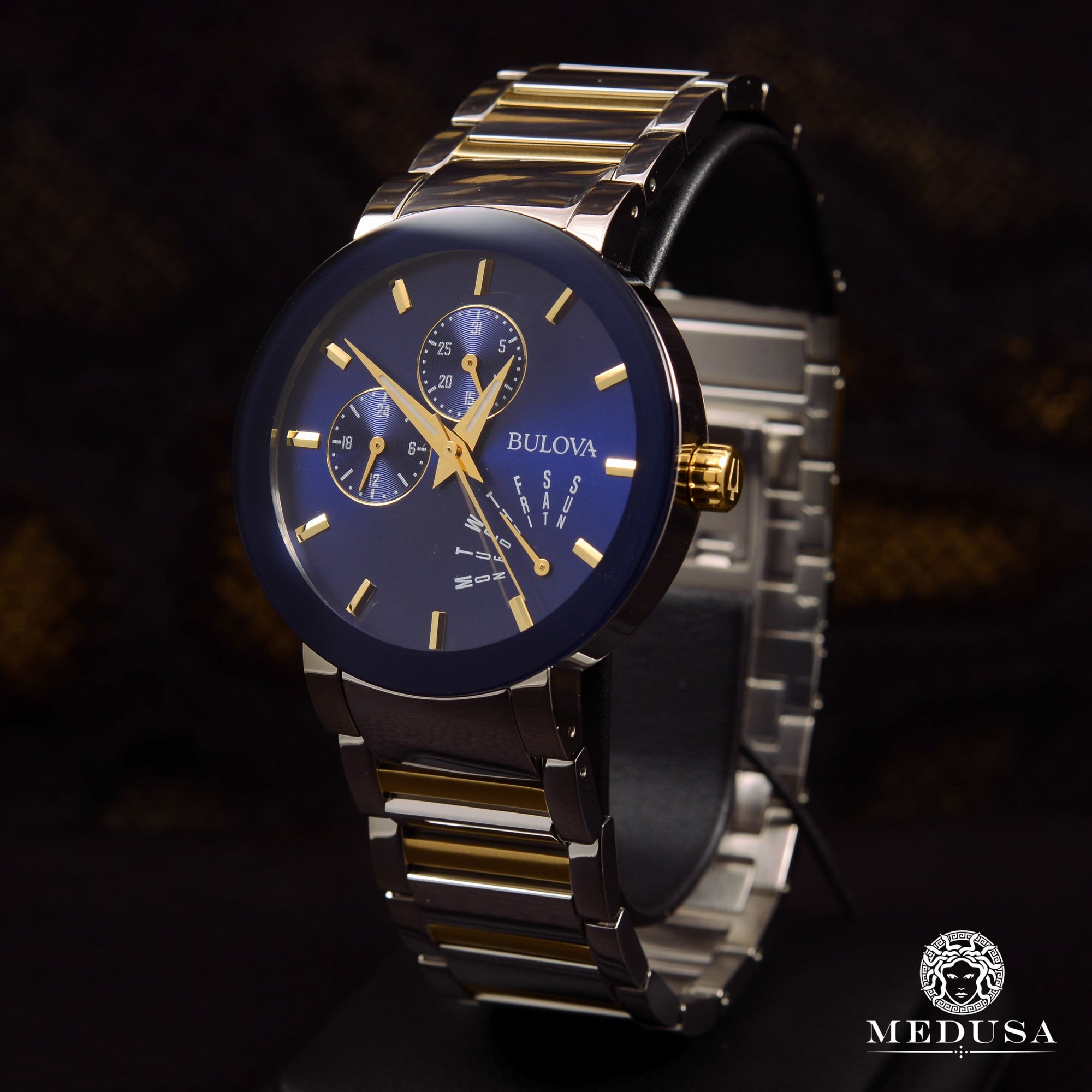 Montre Bulova | Montre Homme Bulova Modern - 98C123 Or 2 Tons