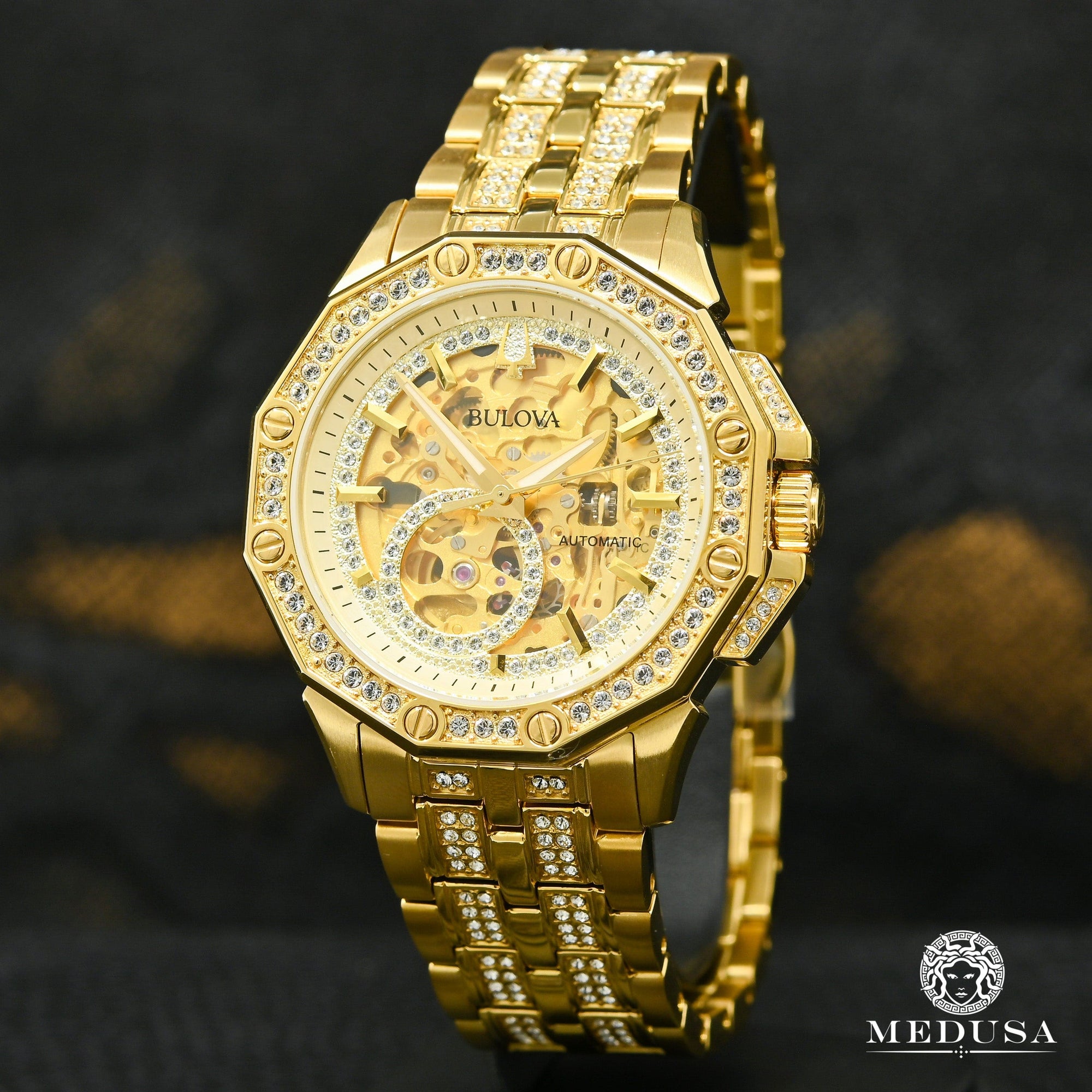 Montre Bulova | Montre Homme Bulova Octava - 98A292 Or Jaune