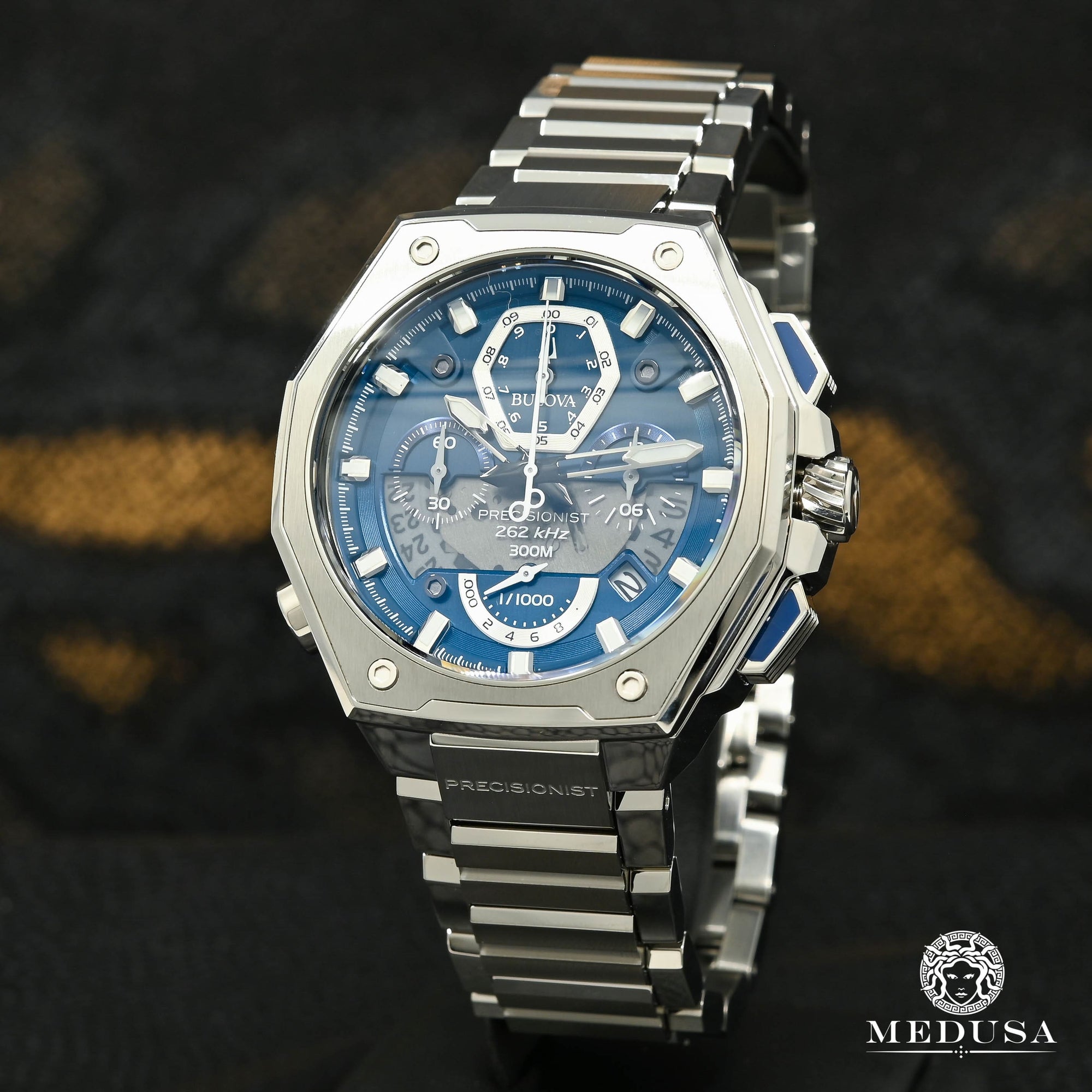 Montre Bulova | Montre Homme Bulova Precisionist - 96B349 Stainless