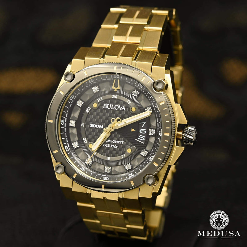 Montre Bulova | Montre Homme Bulova Precisionist - 98D156 Or Jaune