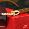 Lunette Cartier | Lunette Homme Cartier Signature C | Gold &amp; Brown &amp; Bronze Or Jaune