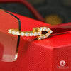 Lunette Cartier | Lunette Homme Cartier Signature C | Gold &amp; Burgundy Or Jaune