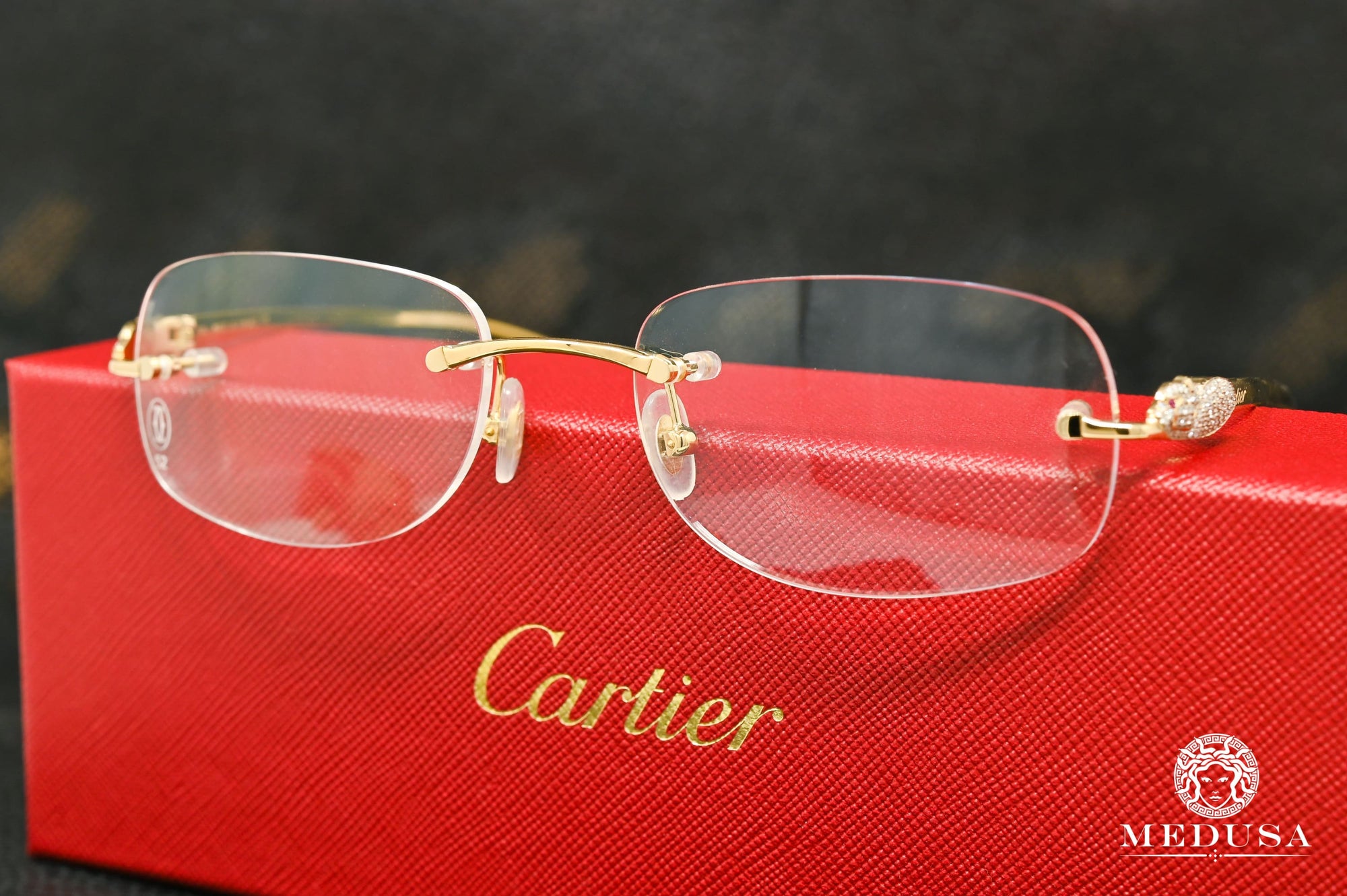 Lunette Cartier | Lunette Homme Cartier Tulliana | Gold Or Jaune