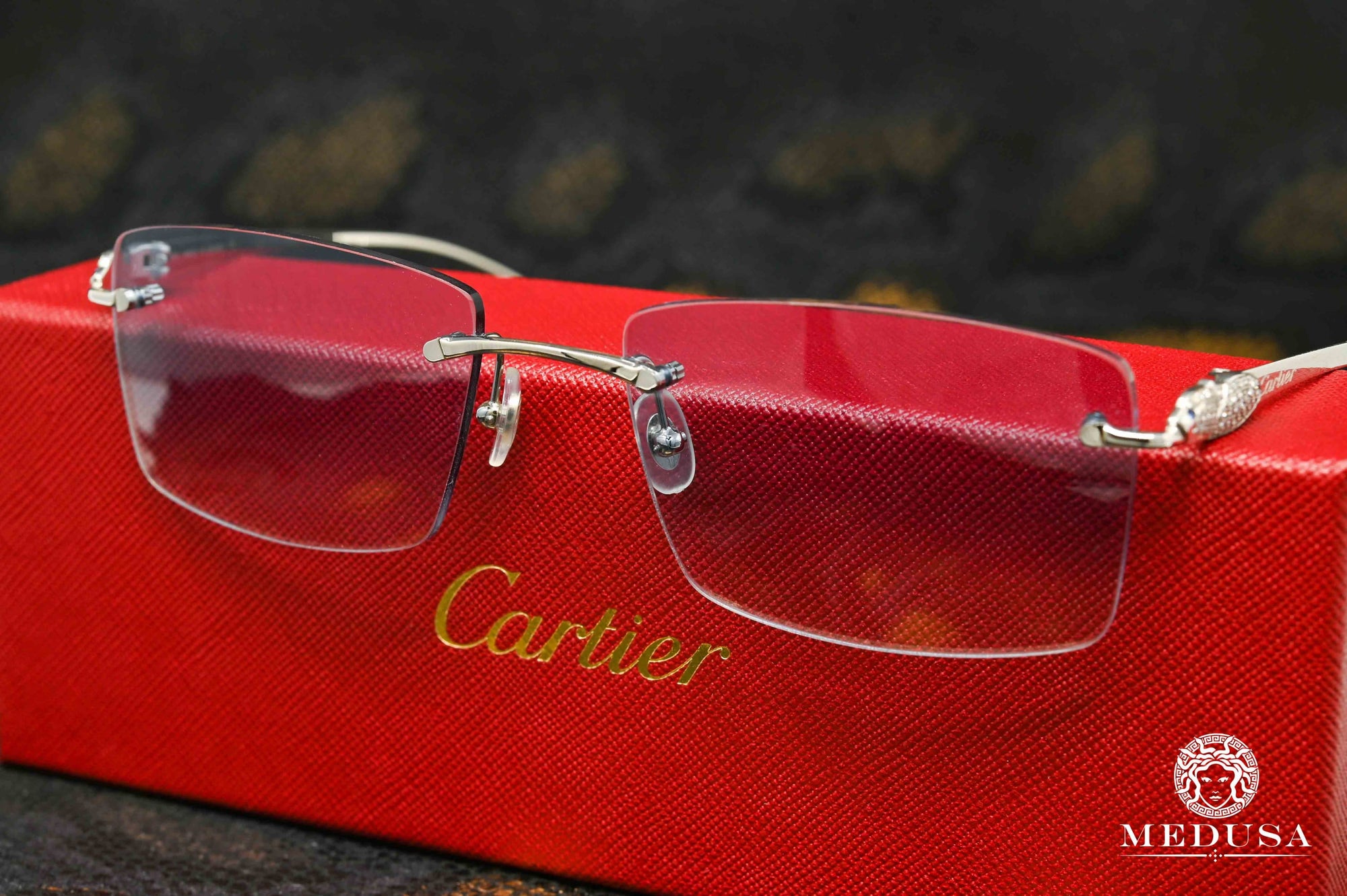 Lunette Cartier | Lunette Homme Cartier Tulliana | Silver Stainless