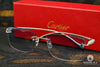 Lunette Cartier | Lunette Homme Cartier Tulliana | Silver Stainless