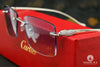 Lunette Cartier | Lunette Homme Cartier Tulliana | Silver Stainless