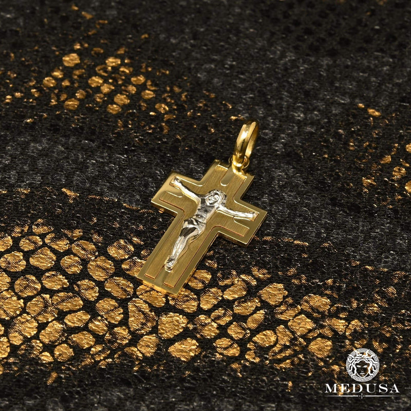 Breloque en Or 10K | Pendentif Breloque Crusty F14 Or 2 Tons