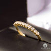 Bague à Diamants en Or 14K | Bague Fiançaille Eternity F18 - MA0691